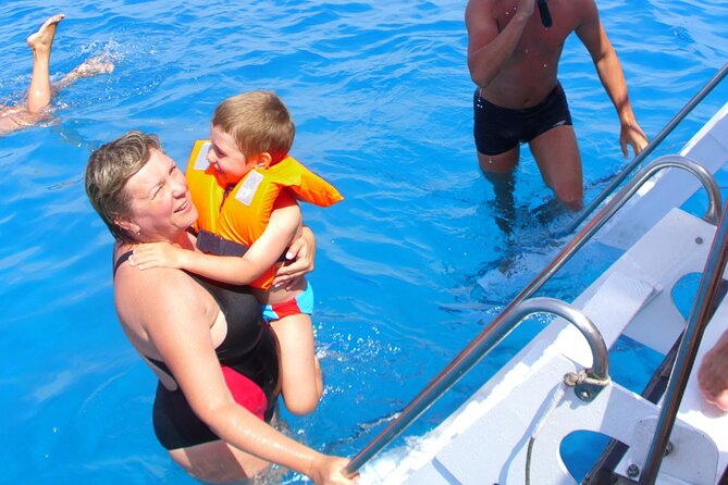APHRODITE II -LAZY DAY CRUISE-BLUE LAGOON,TURTLE COVE, with LUNCH - Protaras, Green Bay and Famagusta from the sea