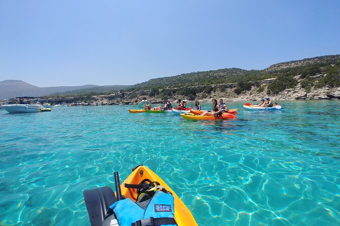Aphrodite Kayak Experience with Guide and Free photos included - Why this stretch of Cyprus works so well by kayak