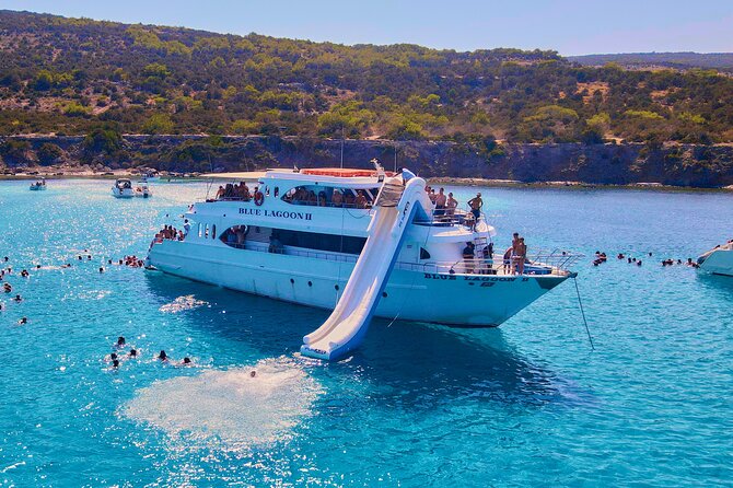 Blue Lagoon (Akamas) Bus & Boat Tour with Water Slide From Paphos - Manolis Bay and the Church of St. George