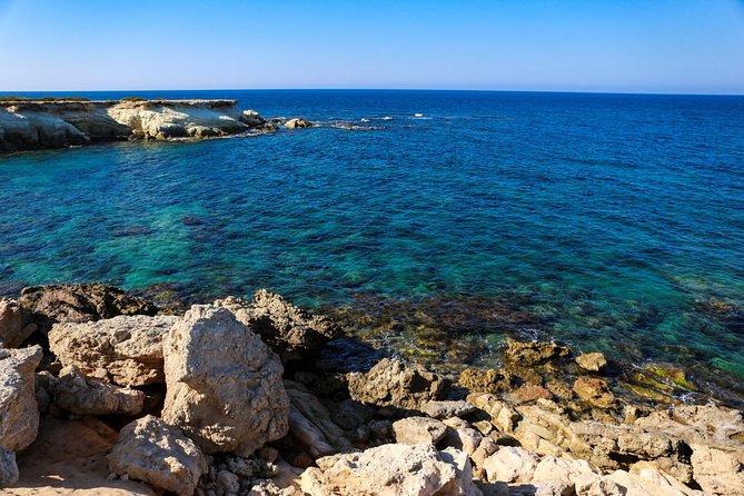 Blue Lagoon and Aphrodite's Baths Guided Day Tour from Paphos - The boat ride along the Akamas coast
