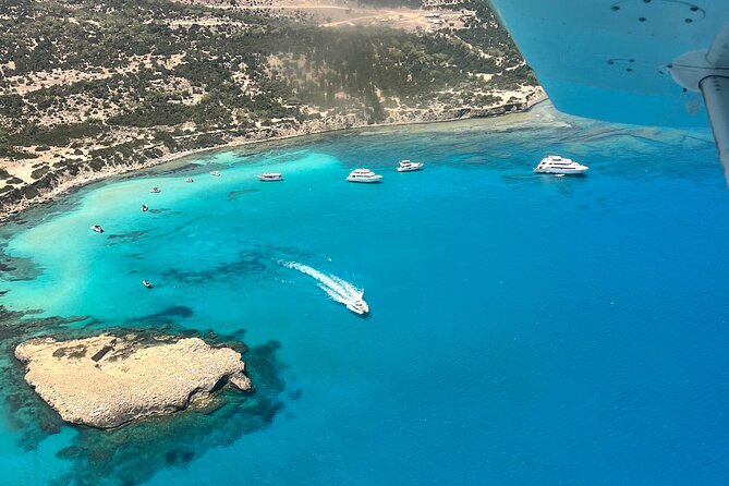 Blue Lagoon Latchi Pafos, boat trip with water slide F/D - Edro III, Sea Caves, and banana country