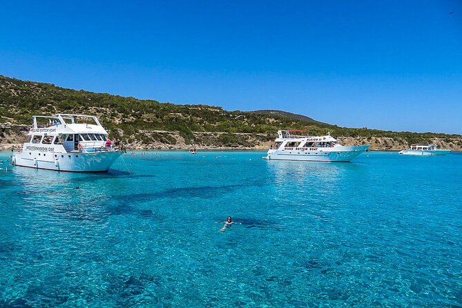 Blue Lagoon Latchi Pafos, boat trip with water slide F/D - Polis and lunch time