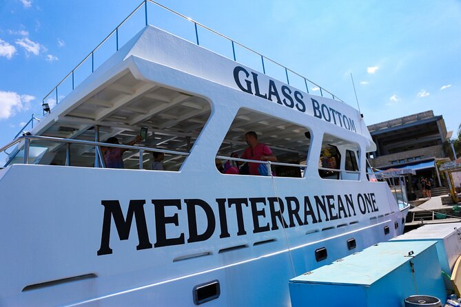 Blue Lagoon Mediterranean One Boat Cruise from Latchi - Plaji Bay and the old natural theatre