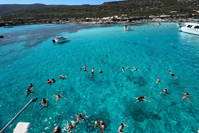 Blue Lagoon trip with slide & music departing from Latchi harbour - The slide, music, and social atmosphere
