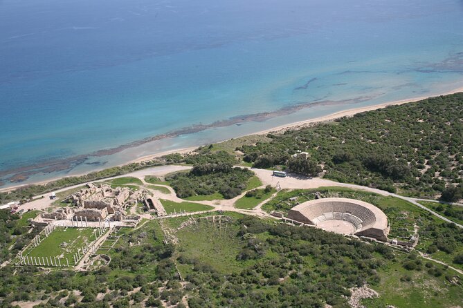 Day Tour to Famagusta, Ghost Town & Ancient Salamis - Walking through the Salamis ruins