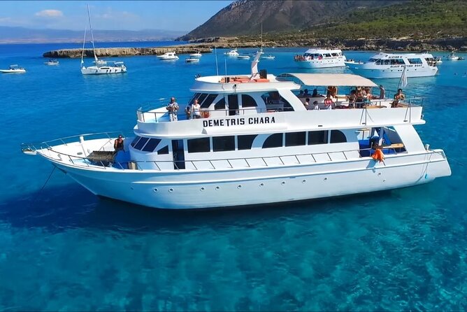 Demetris Chara Boat/Blue Lagoon boat trips with BBQ and SLIDE - Key points to know before you book