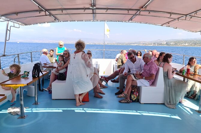 Demetris Chara Boat/Blue Lagoon boat trips with BBQ and SLIDE - The Blue Lagoon stop gives you real swimming time