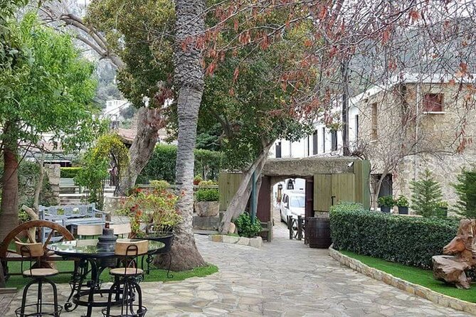 From Nicosia and Kyrenia: Famagusta & Kyrenia as Circular Tour - Bellapais Monastery above the village