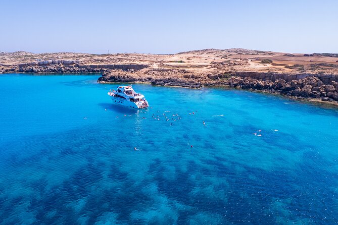 From Paphos: Blue Lagoon Cruise With Water Slide - Akamas coast, sea caves, and protected shore