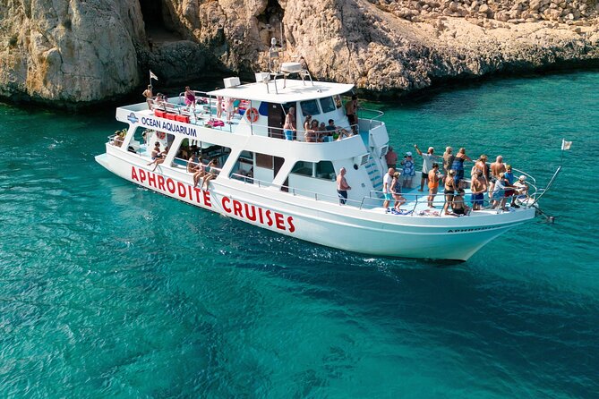 From Protaras: Turtle Cove & Blue Lagoon Cruise - Green Bay and the search for turtles