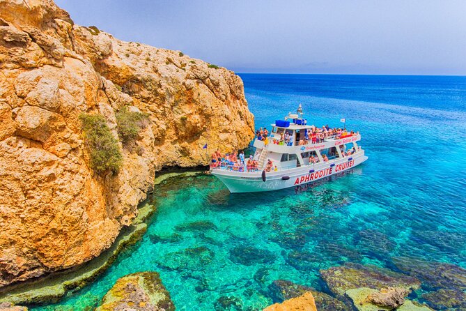 From Protaras: Turtle Cove & Blue Lagoon Cruise - The coast between Pernera and Fig Tree Bay