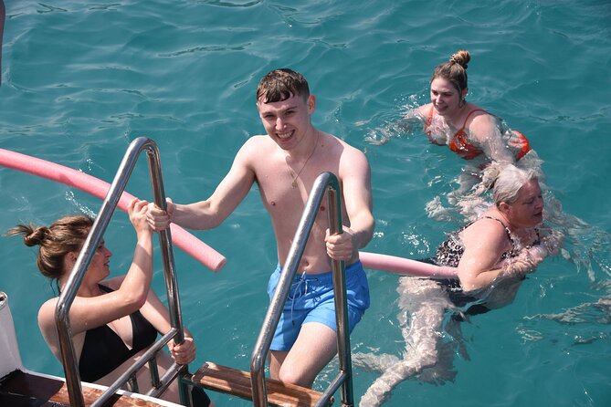 Full Day Blue Lagoon Cruise (Paphos to Latchi) - Sea Star - Sea caves and St Georges Island from the water