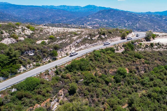 Grand Tour Full Day Jeep Safari from Larnaka - Mesa Potamos Waterfalls and the short forest trek