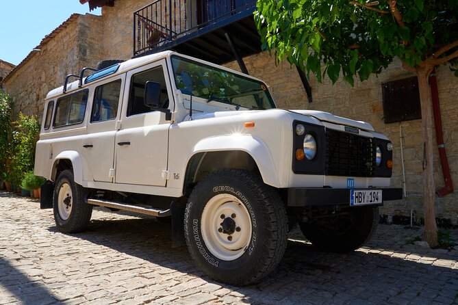 Grand Tour Full Day Jeep Safari from Limassol - A short forest walk to Mesa Potamos Waterfalls