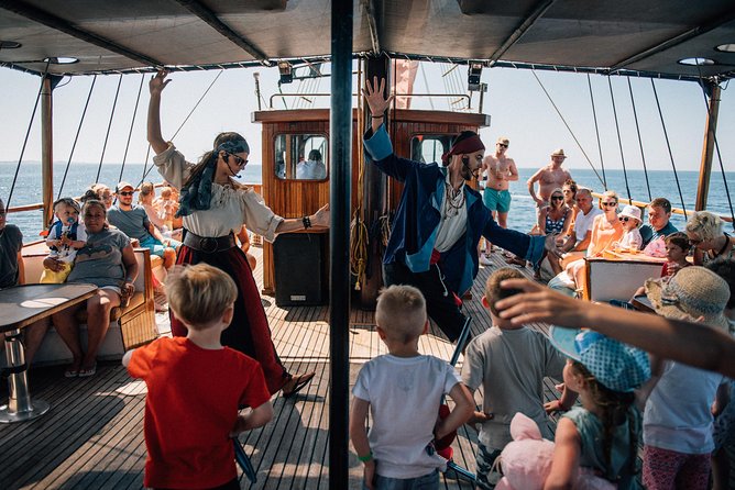 Jolly Roger Boat Cruise from Paphos - A crew that keeps children involved