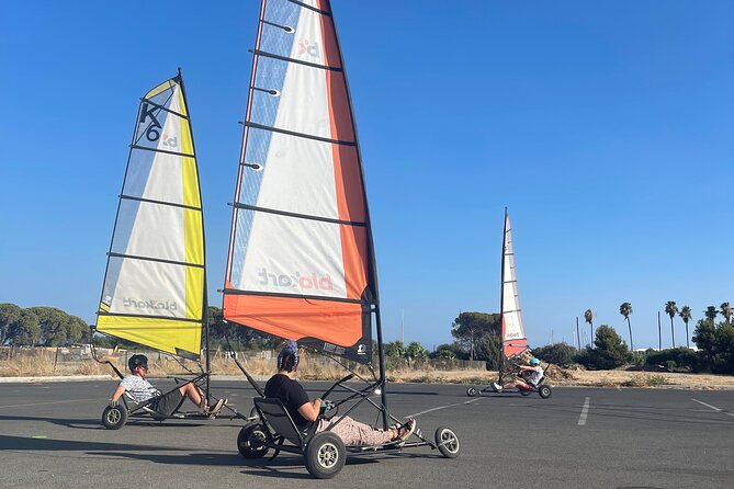 Land Sailing in Limassol - What the kart feels like on the salt flats