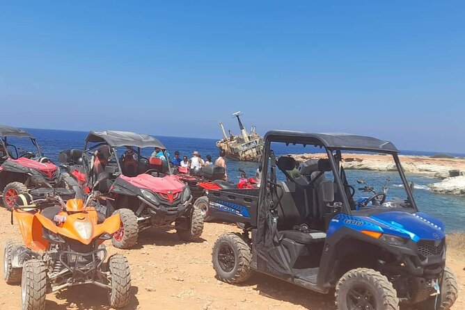 Lara Bay & Adonis Falls Quad & Buggy Tour - Sea Caves and the Edro III shipwreck