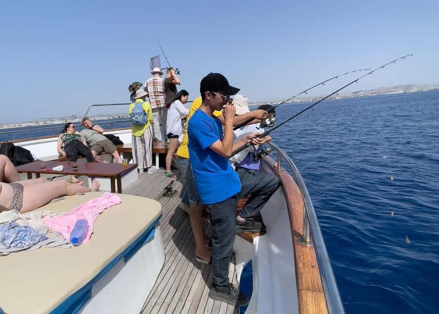 Larnaca: Glass-Bottom Boat Cruise with Fishing and BBQ Lunch - Key points to know before booking