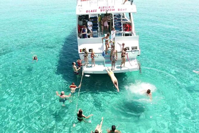 Latchi to Blue Lagoon Glass Bottom+slide Boat Tour - The glass-bottom boat: useful feature or small extra?
