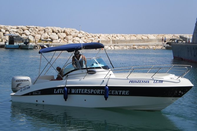 Luxury Marinello 26 speedboat with driver to Blue Lagoon & more.. - Starting at Latchi Harbour with a proper boat briefing