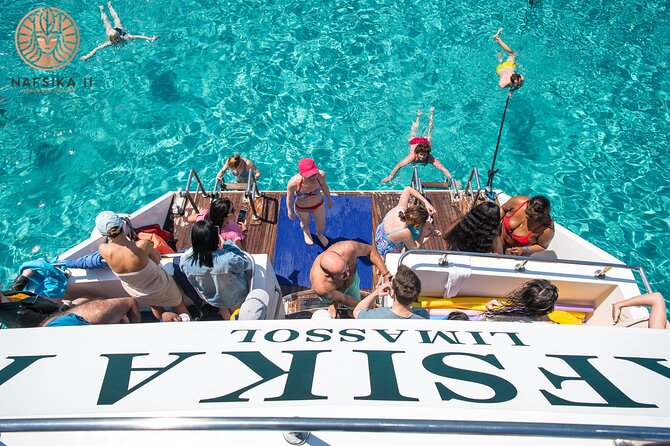 Nafsika II Half Day Cruise Swimming to blue lagoon water slide - Starting at Latchi Harbour