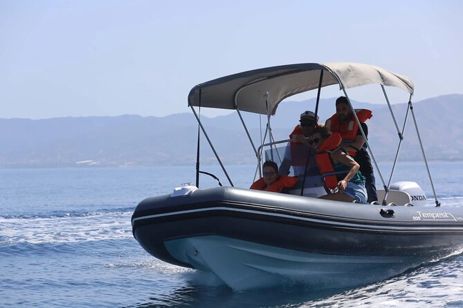No Licence Private Self Drive Boat to Blue Lagoon +masks&snorkels - Leaving Latchi Harbour with the controls in your hands
