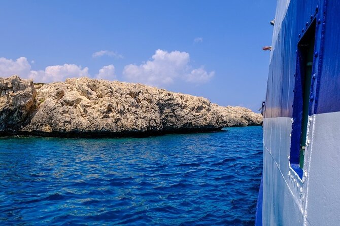 Odyssey Boat Safari from Larnaca - Seeing the Zenobia wreck from above
