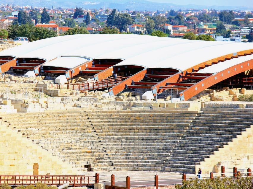 Paphos: Aphrodite's Birthplace, Lefkara & Kourion Day Trip - Limassol Old Town, coffee, and local products