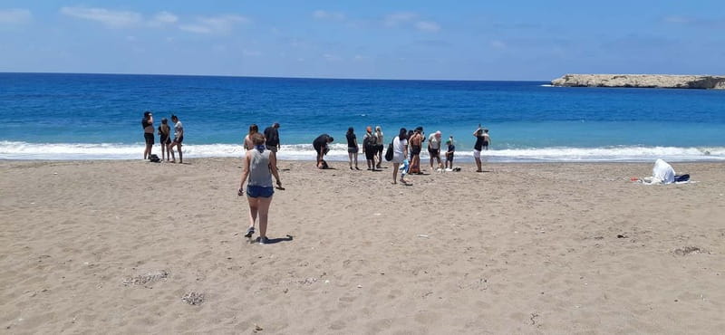 Paphos: Buggy Tour Akamas incl and Adonis Falls - A local restaurant break after the beach