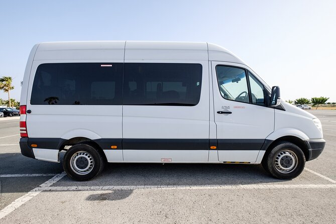 Private Transfer: Larnaca Airport to Limassol City 1-14 pax - The 50 to 60 minute ride toward Limassol