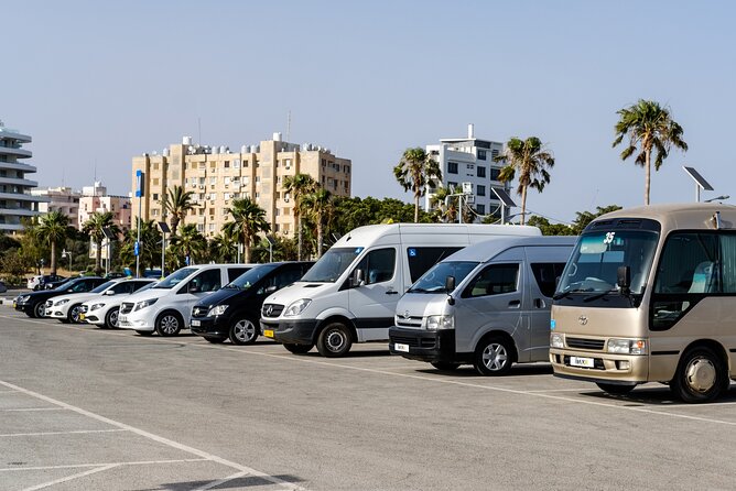 Private Transfer: Larnaca Airport to Protaras 1-14 pax - What the $96.12 price really buys