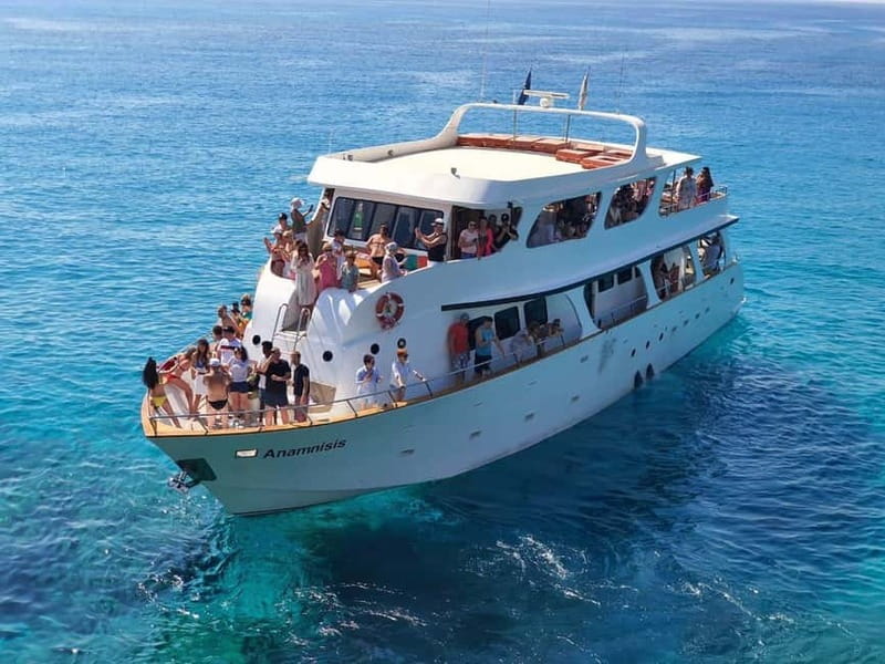 Protaras: 80s and 90s Sunset Cruise with Cypriot Dinner & DJ - DJ Fire Mike and the floating dance floor