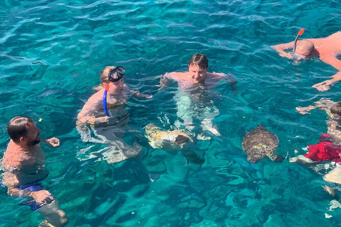 Protaras: St Georgios Presidential Cruise BBQ & 1 drink. 16+ - Swimming in the Blue Lagoon