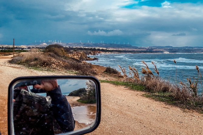 Village & Mountain Buggy Safari in Paphos - Mandria Beach is a useful fifteen-minute pause