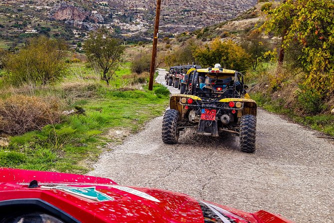 Village & Mountain Buggy Safari in Paphos - Asprokremmos Dam adds scale to the route